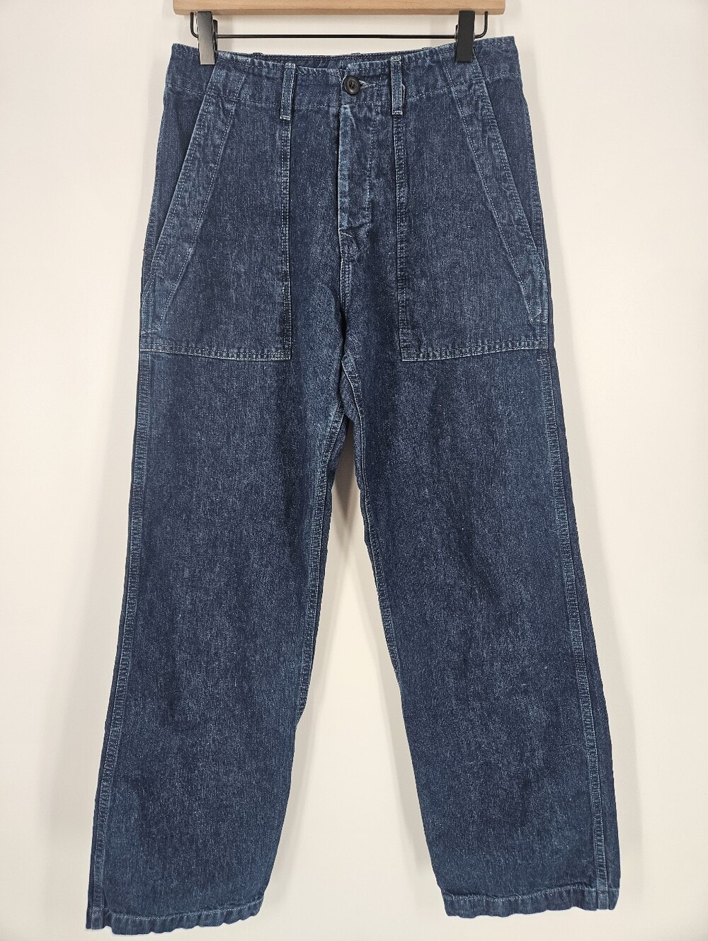 Imogene + Willie Dark Indigo Blake Military Trouser Jeans - Picture 2 of 12